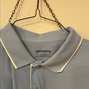 UNTUCKit Blue Polo Shirt Classic Style